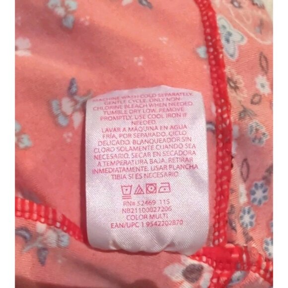 NOBO Juniors Size XS (1) Convertible Foam Cup Halter‎ Red Floral Bandana Trim - Picture 11 of 11